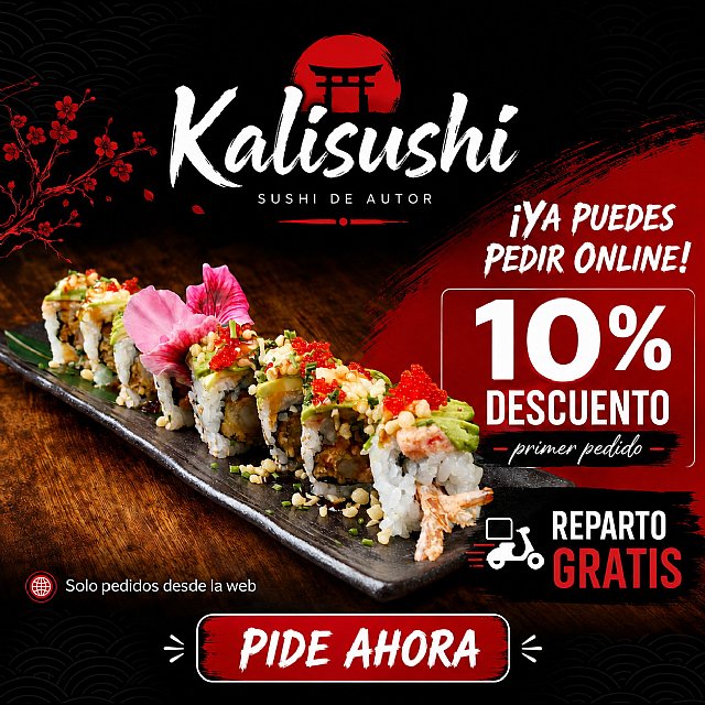 ¡Ya puedes pedir online en Kalisushi!